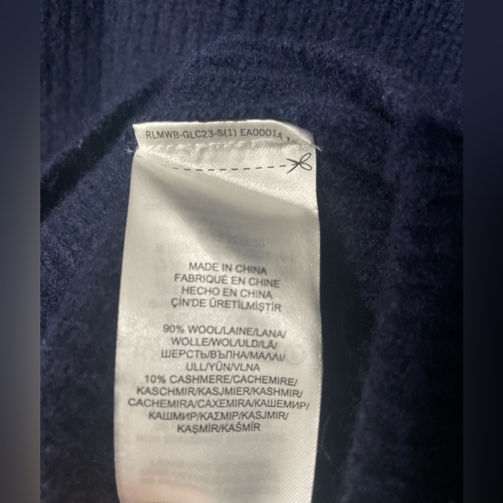 Lauren Ralph Lauren sweater for women color:blue size:L - Picture 4 of 7